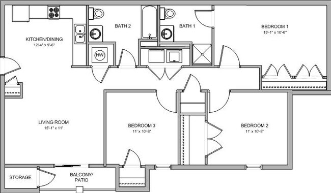 3BR/2BA - Hamptons of Neosho