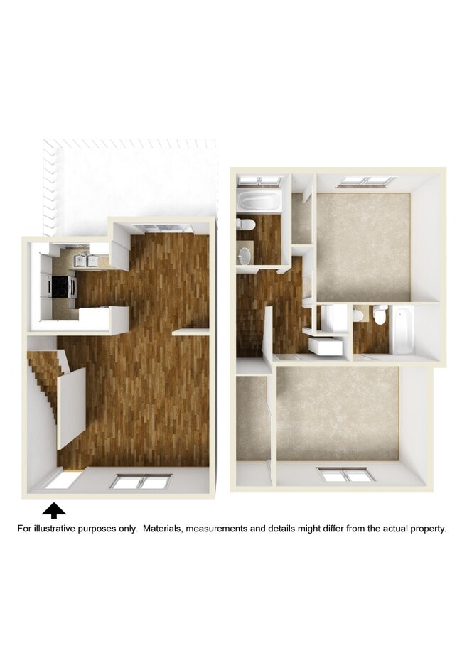 Floorplan - Judson Terrace Townhomes
