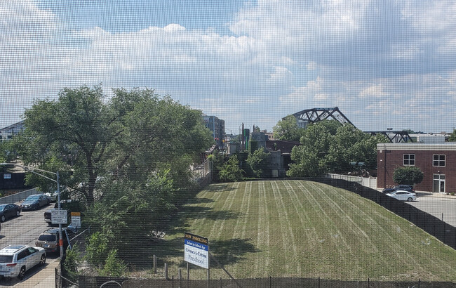 View from kitchen window - 1480 W Webster Ave