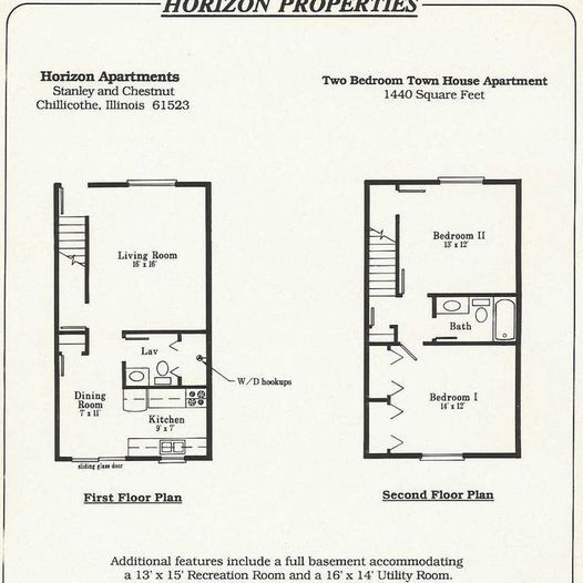 Floor Plan - 1309 W Chestnut St