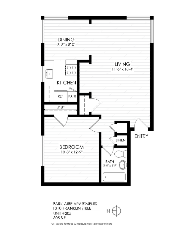 Floorplan - Park Aire Apartments