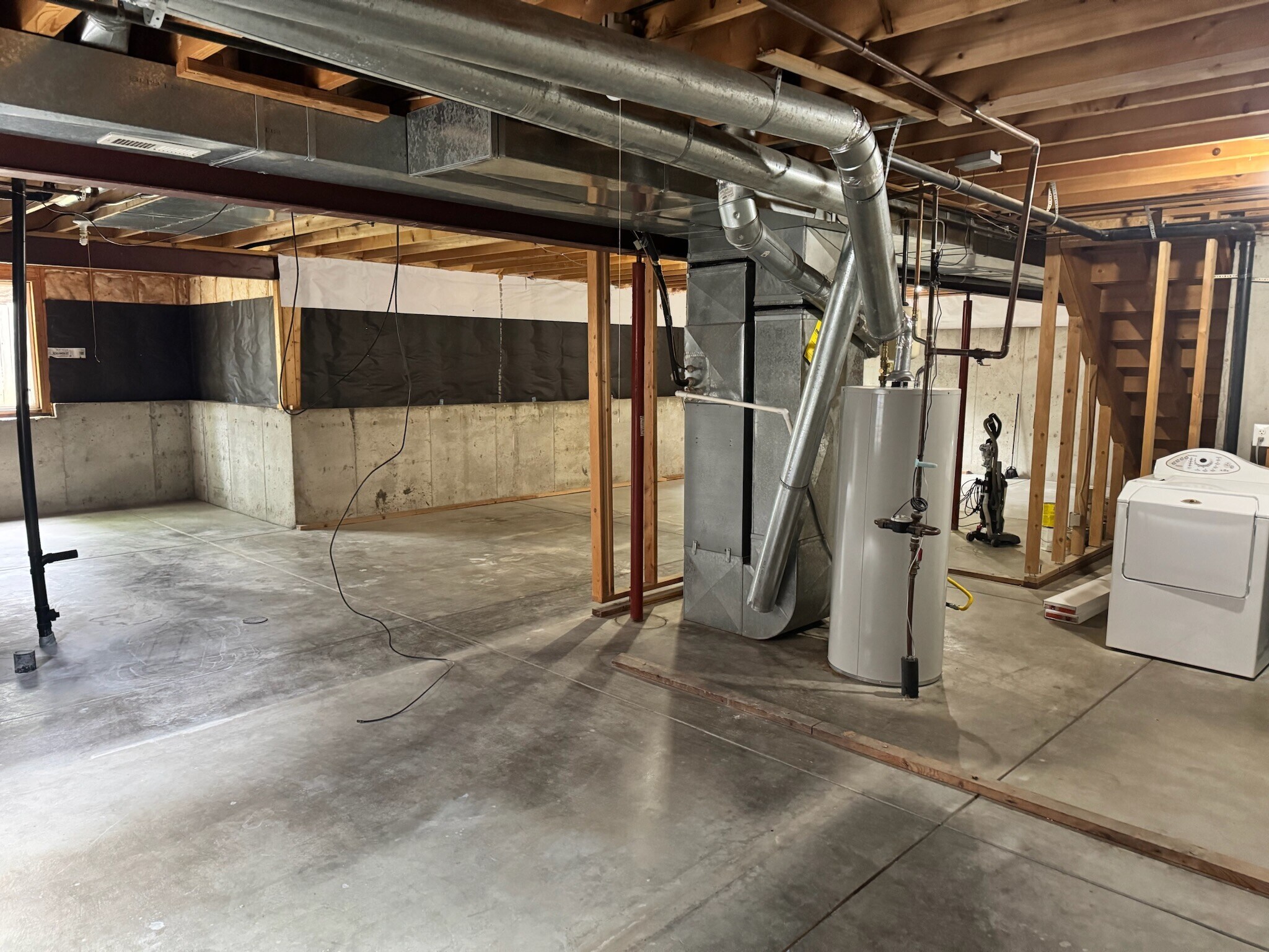 Unfinished basement - 1908 Sherwood Ln