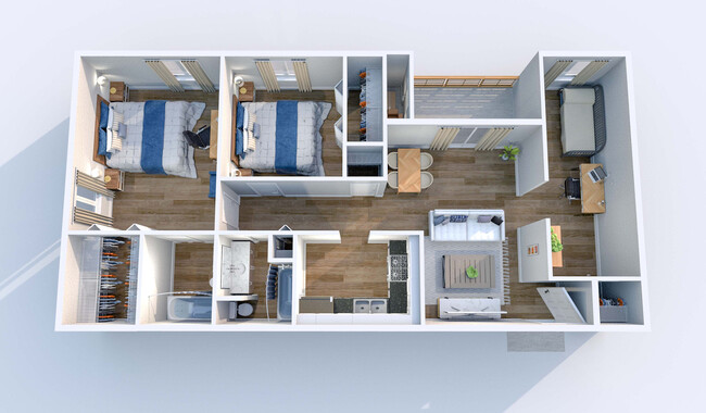 Floorplan - Brickyard Flats