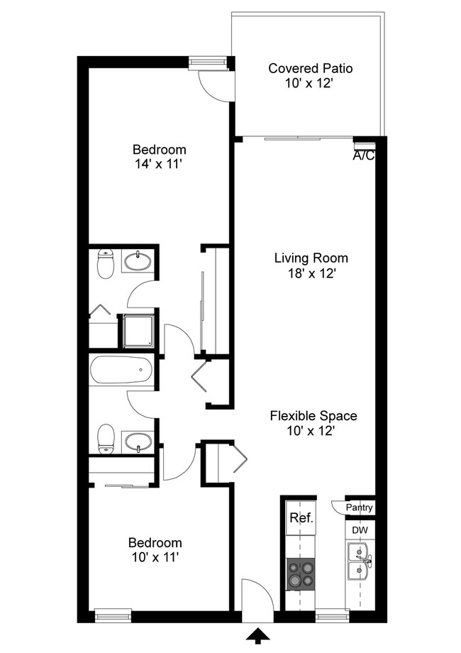 Floorplan - Edelweiss Apartments