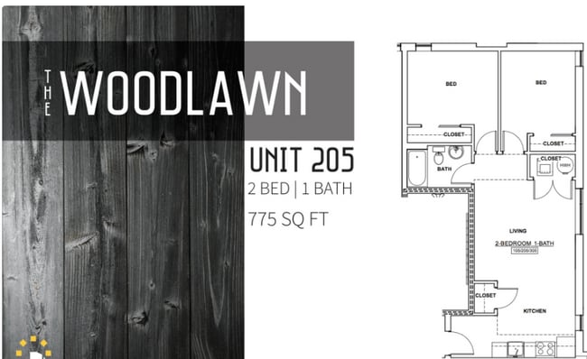 Floorplan - Woodlawn Apartments