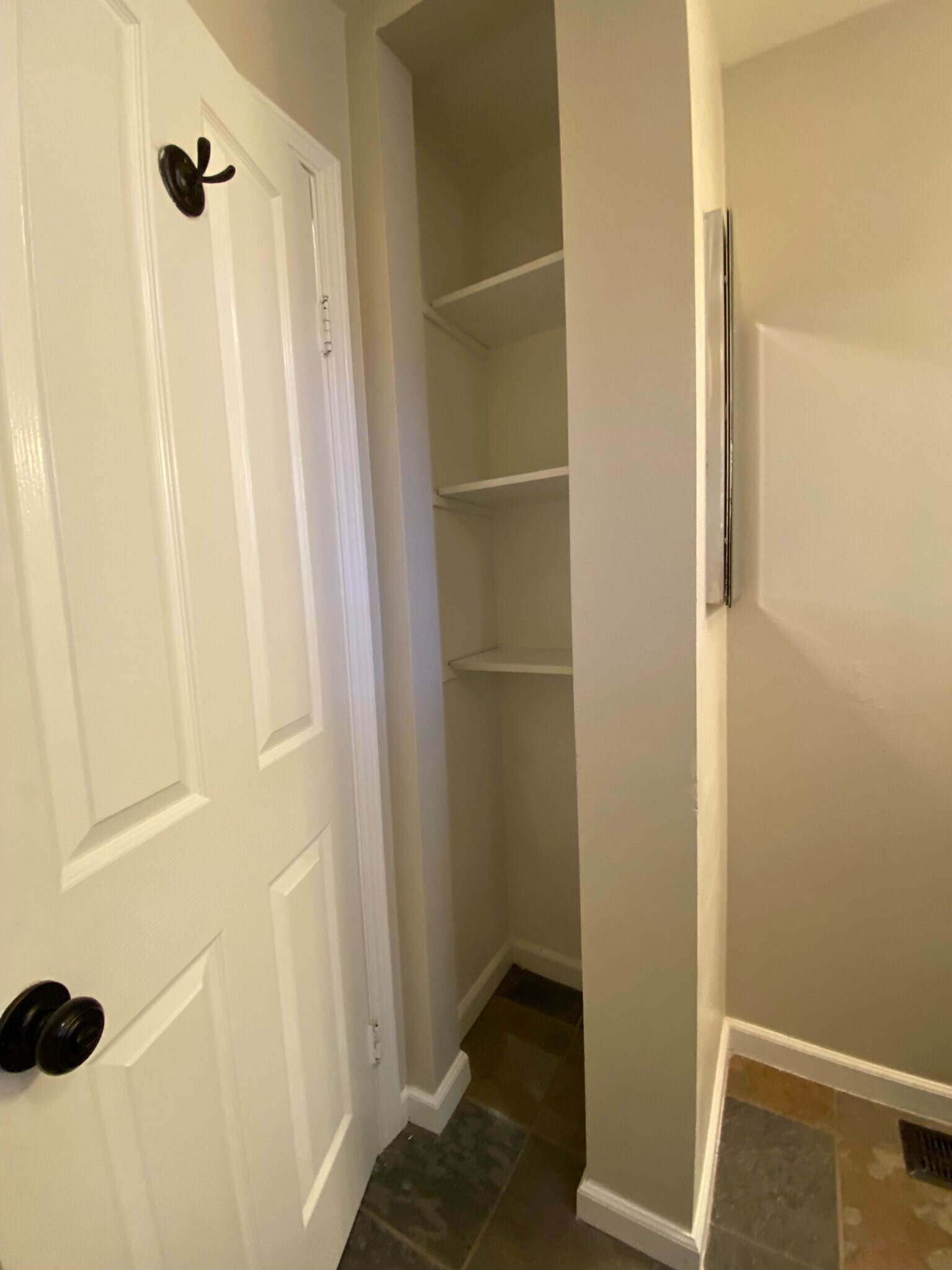 Linen closet in 2nd full bathroom - 228 Madrone St