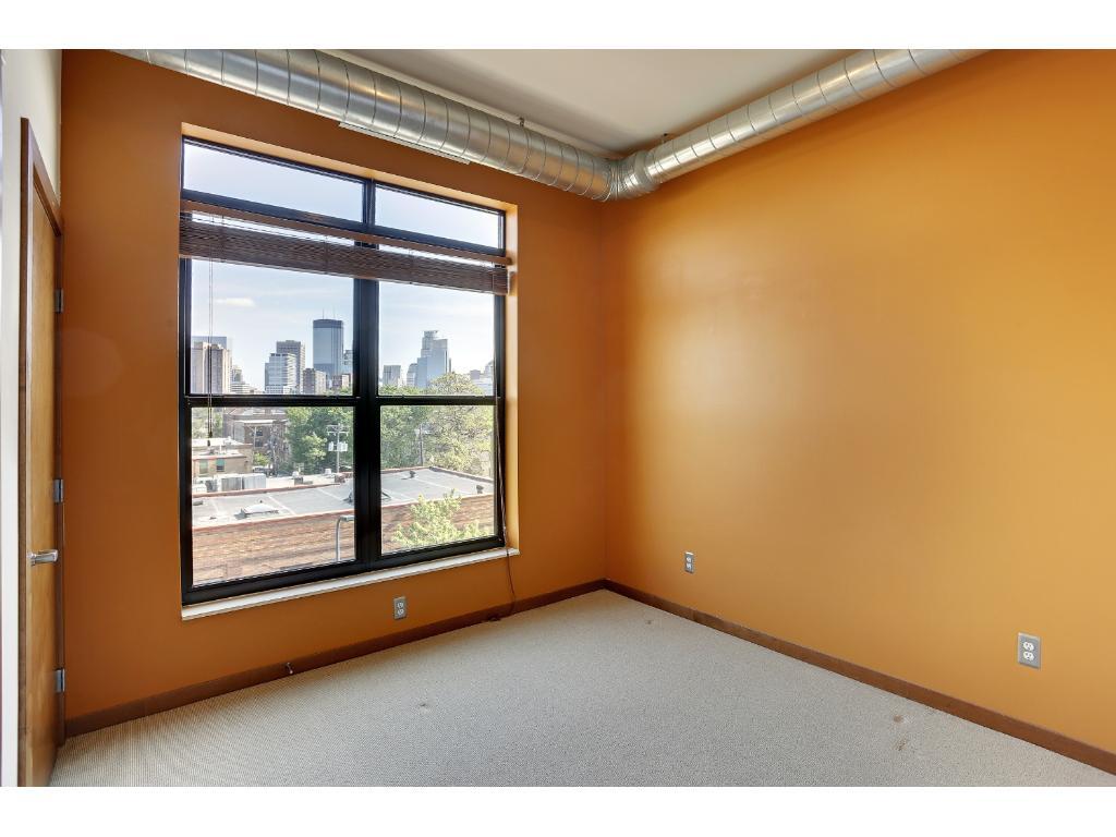 Bedroom Window with beautiful downtown view - 15 E Franklin Ave