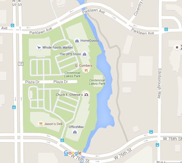 Located on Centennial Lakes - 7540 Edinborough Way