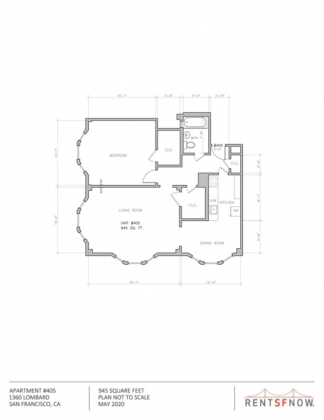 Floorplan - 1320-1380 Lombard