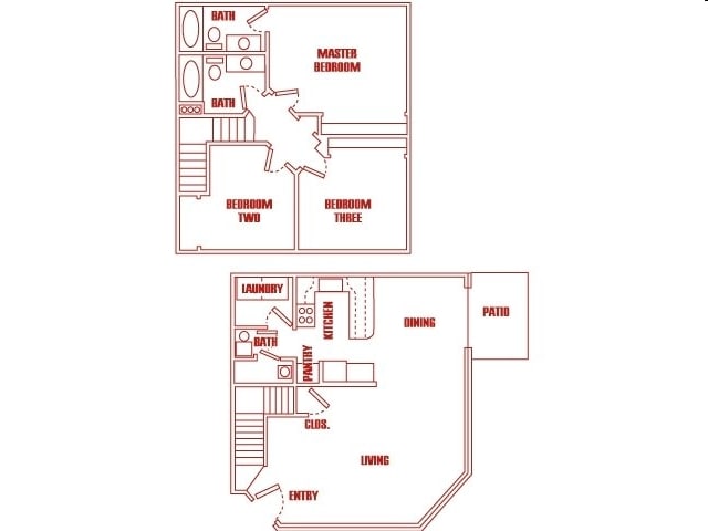 3BR/2BA - Elk Run Apartments