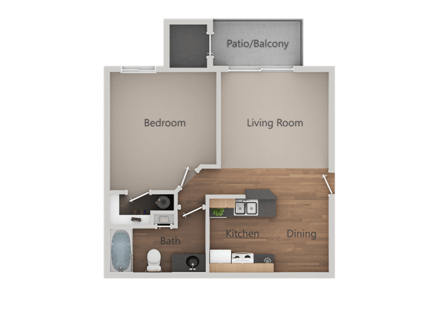 Floorplan - Cimarron Place Apartments