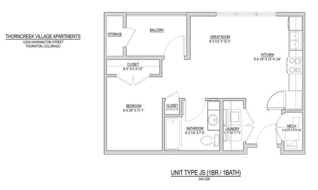 Floorplan - Village at Thorncreek