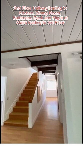 2nd FLoor Hallway to Kitchen,Bathroom, Living Room Bedroom - 6956 Sayre Dr