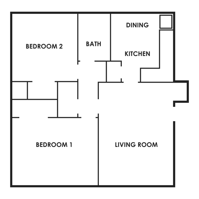 Floorplan - Flats on 75th