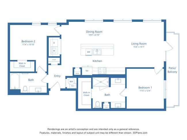 Floorplan - The Hayden