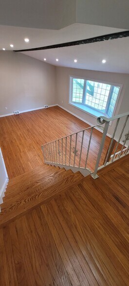 Wide Stairway to Living Room - 270 Riverview Rd