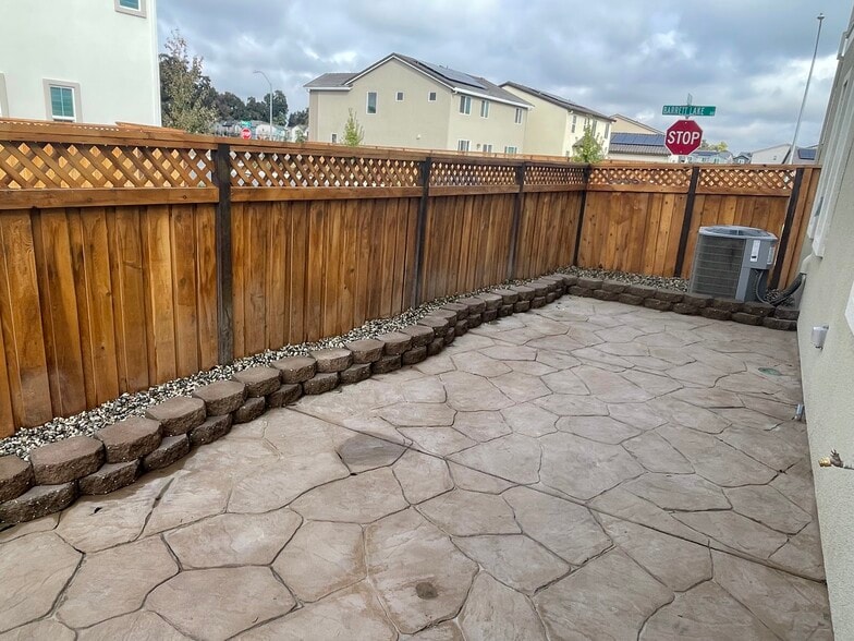 Finished Side yard - 677 Barrett Lake Rd