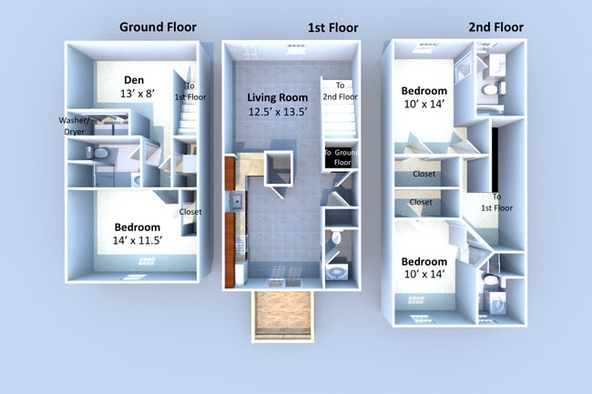 Floorplan - Crimson Crossing Townhomes