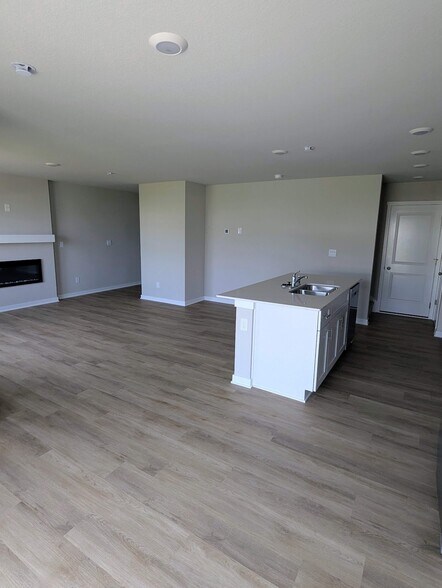 Open Layout Living Room, Kitchen, Dining Room - 4306 NE 13th St