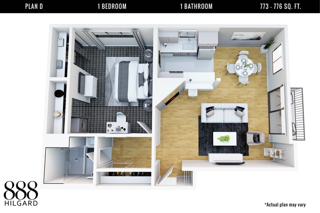 Floorplan - 888 Hilgard