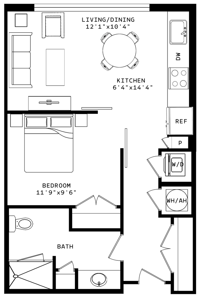 Floorplan - Venable Durham Apartments