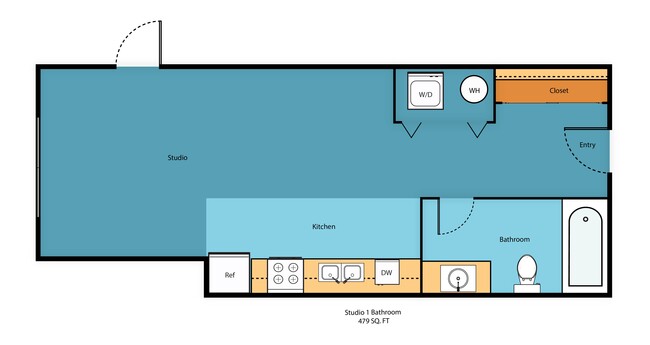 Floorplan - Promenade at the Park Apartment Homes