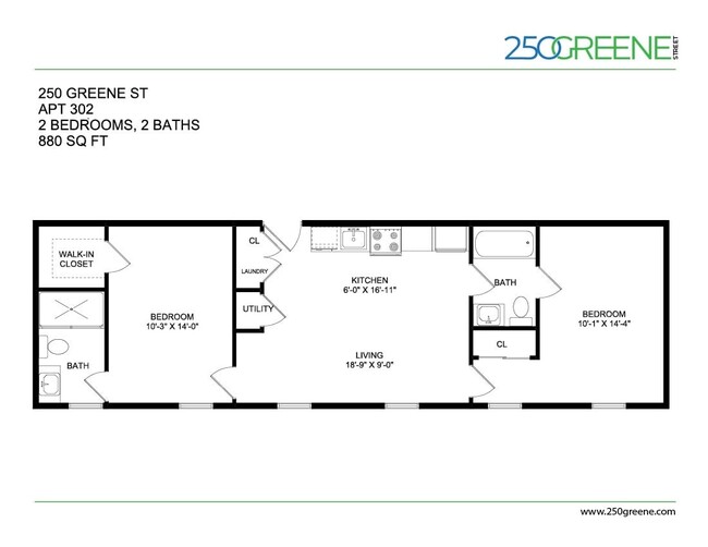 Floorplan - 250 Greene St