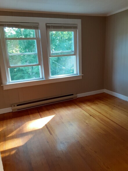 private bedroom overlooks backyard woods - 1355 Hanover Ave