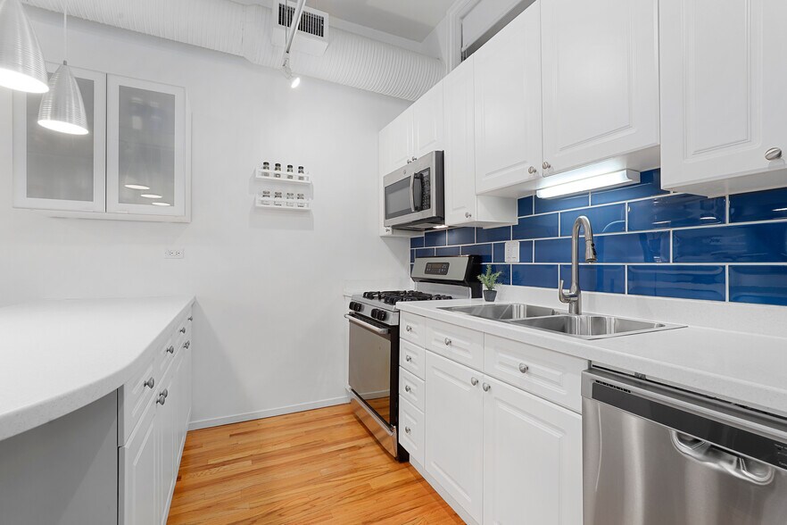 All stainless steel appliances - new sink, dishwasher, and microwave - 417 S Jefferson St