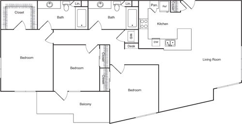 Floorplan - Parc on Powell