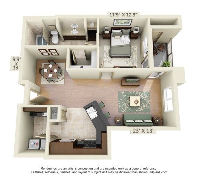 Floorplan - 1818 Platinum Triangle