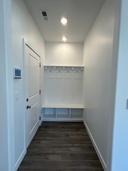 Garage entrance and Mud Room style Drop Zone - 1362 S Gulch Ln