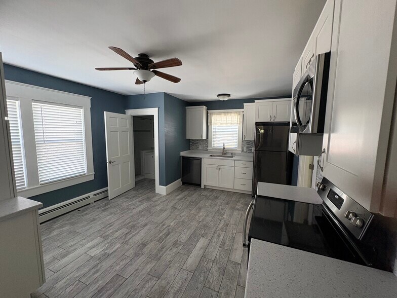 Kitchen from front hall view - 2 1/2 Courtland St