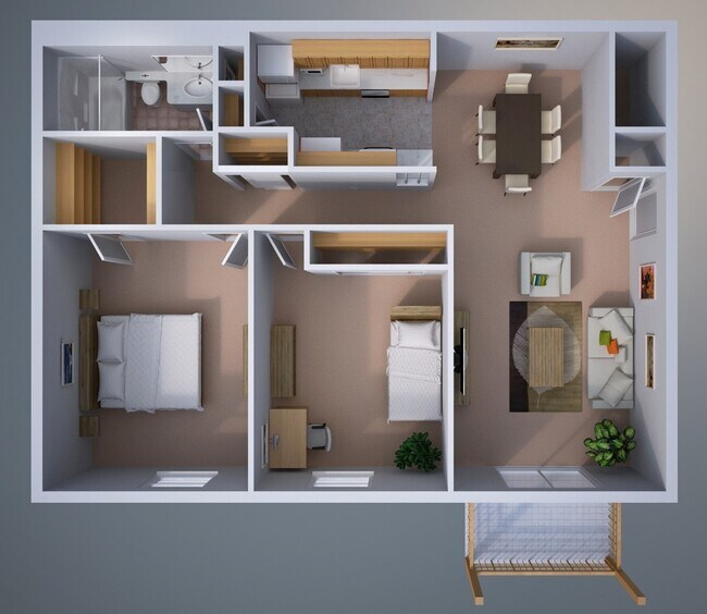 Building Photo - Fully Furnished Two Bedroom Contemporary S...