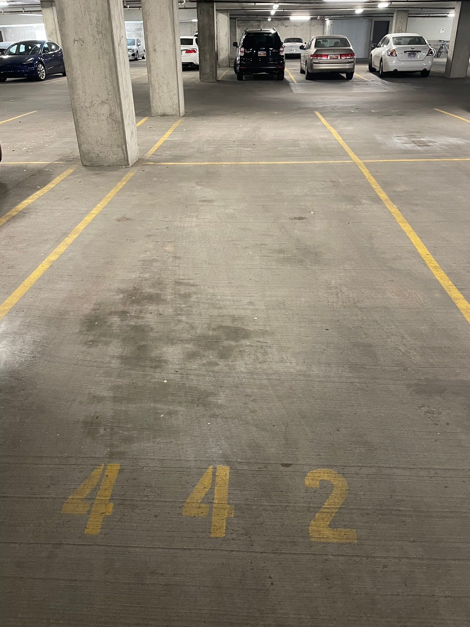 Two reserved parking stalls in garage - 350 S 200 E