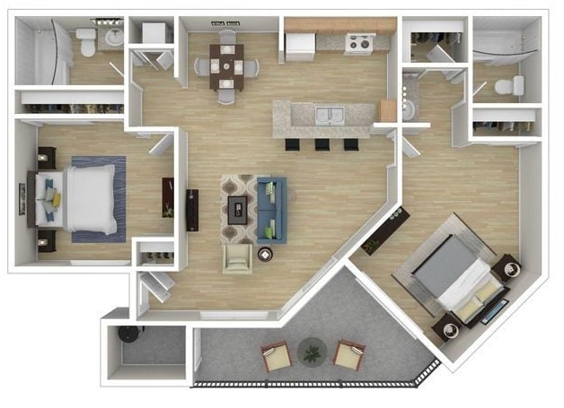 Floorplan - Cantala Apartments