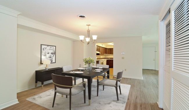 Separate dining area located off of the kitchen - Royal Crest Warwick Apartment Homes