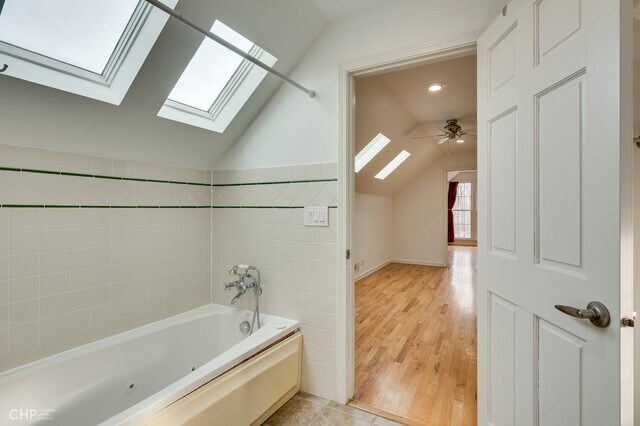 Jacuzzi tub and skylights in master bath - 3030 N Elbridge Ave