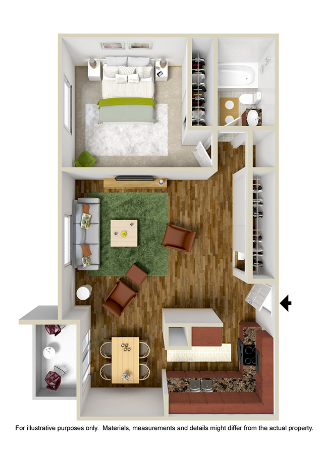 Floorplan - RESIDENCES AT WOODLAKE