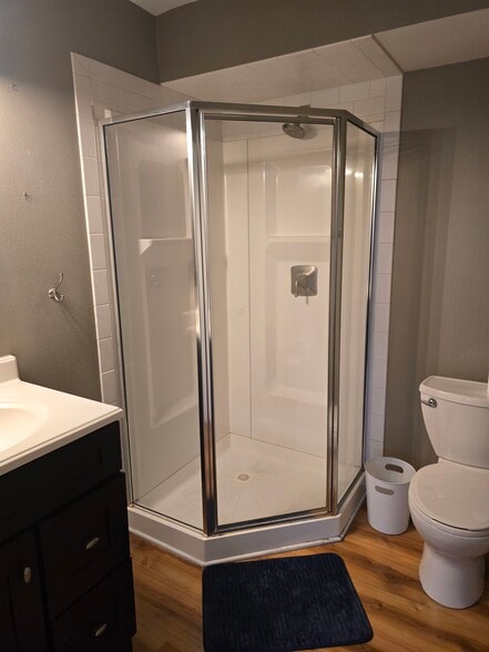 Master bath with shower - 1315 Sparta Plz