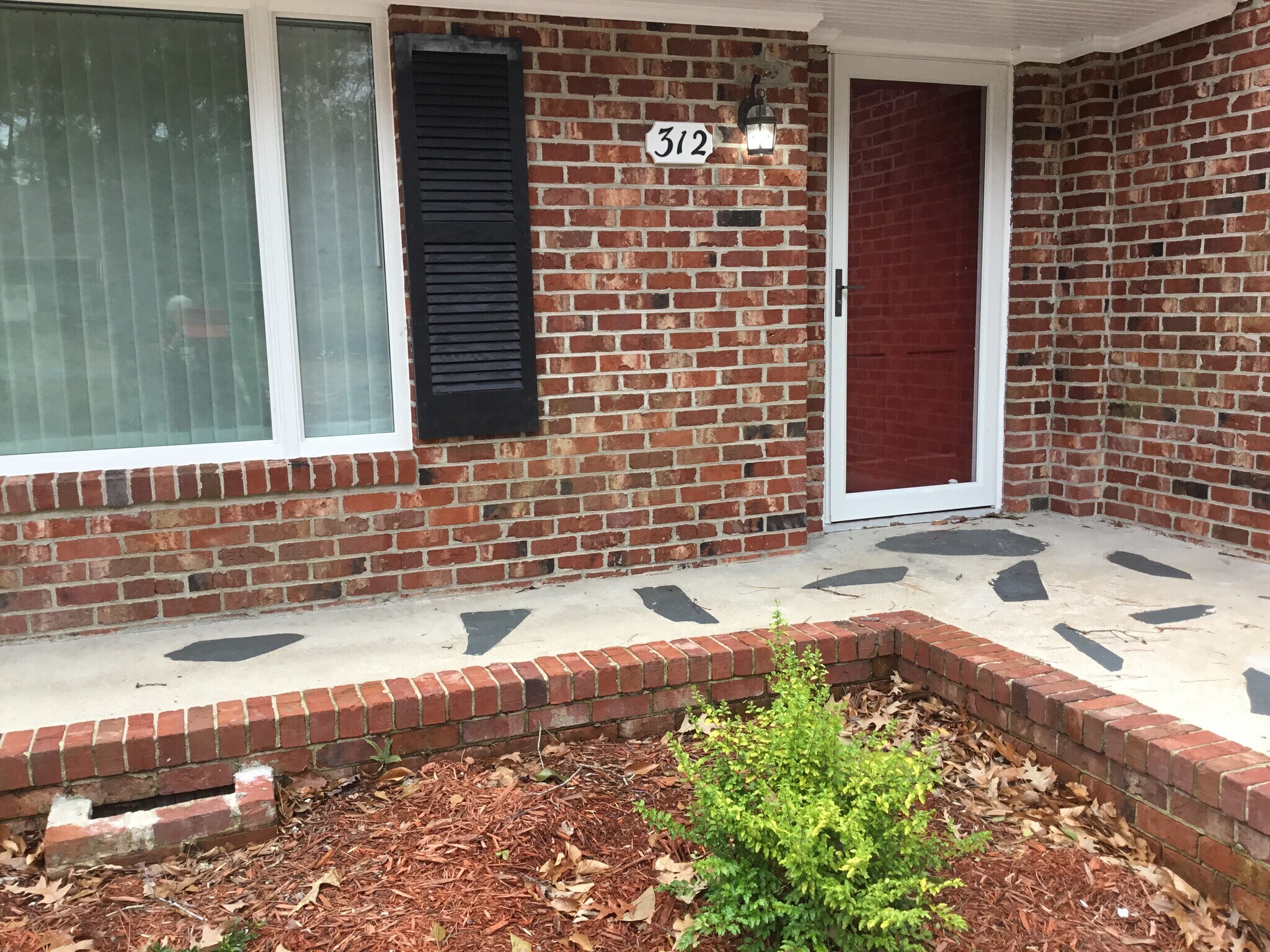 Front door - 312 Harvey Cir
