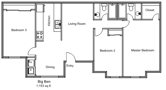 Floorplan - Huntington Circle