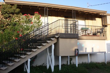 Stairs to Apt. E & F - 4607 Plaza Ln