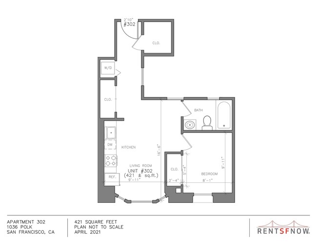 Floorplan - 1025 Steiner