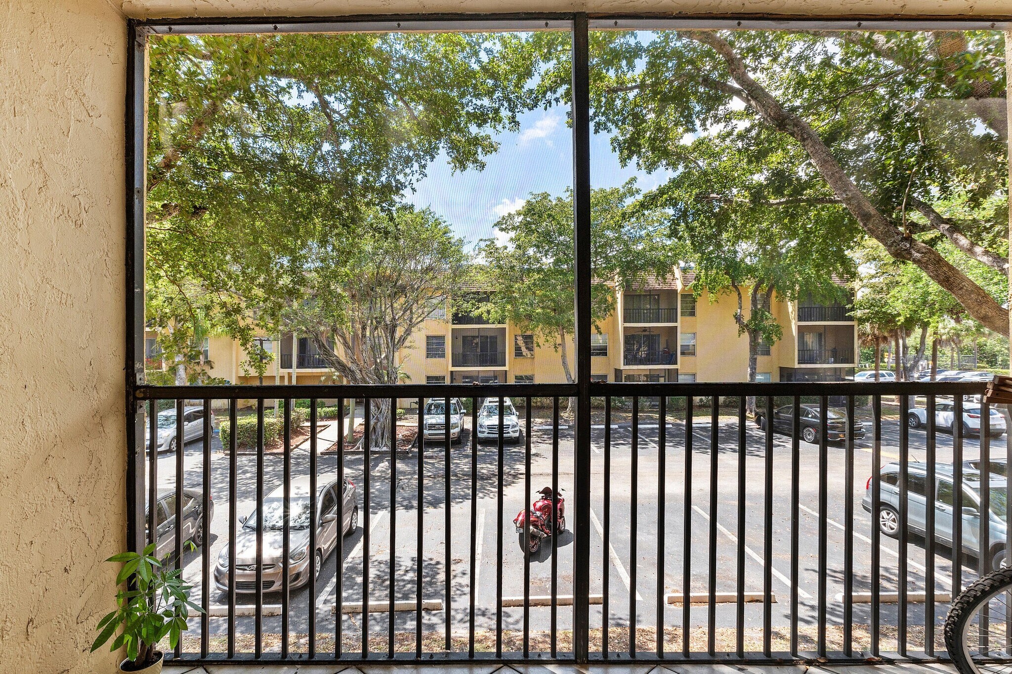 view from screened patio - 450 NW 20th St