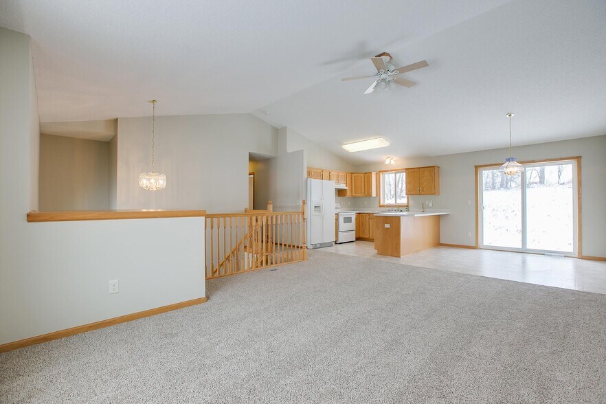 Living Room & Kitchen - 809 Quail Pkwy