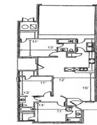 3BR/3BA - Village Townhomes