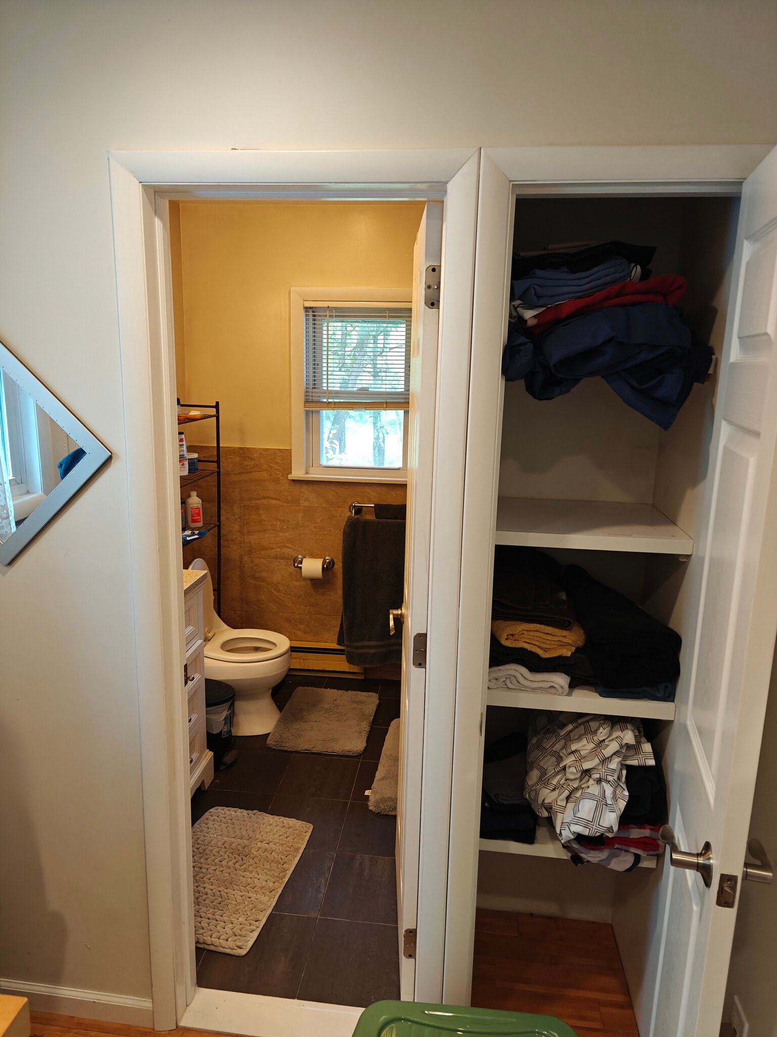 Upstairs bathroom with closet. - 29 Peter Way