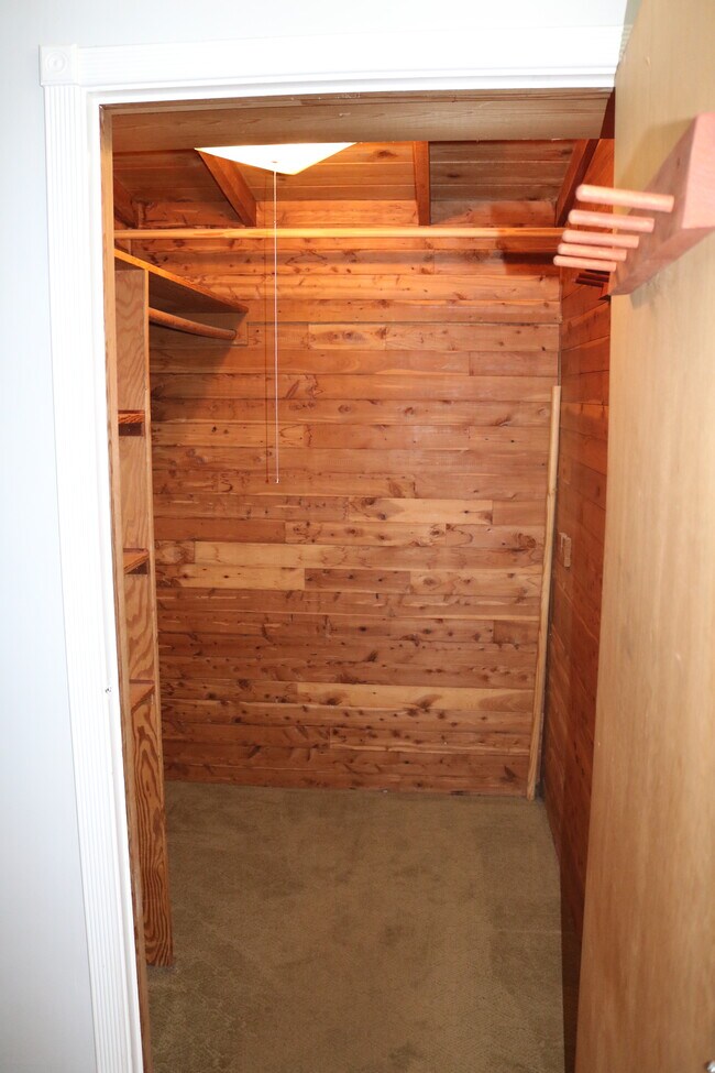 Cedar walk in closet - 13900 Sylvan St