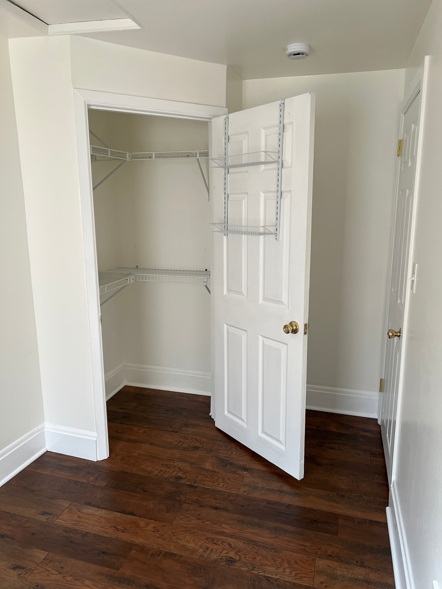 The closet in the larger guest bedroom. - 126 Merion Ave